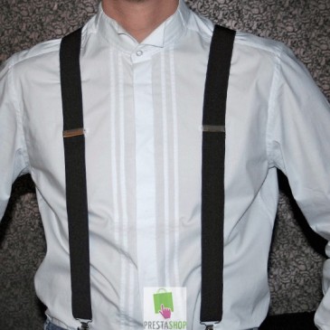 Bretelles homme marron