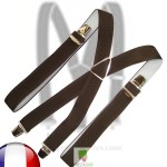 Bretelles marron