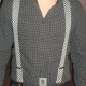 Bretelles homme damier