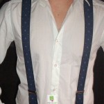 Bretelles Curt bleu marine