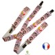 Bretelles quatre saisons rose pour enfant
