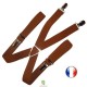 Bretelles marron enfant
