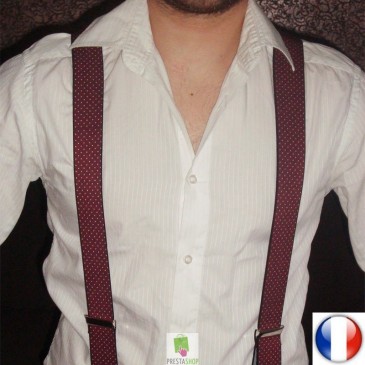 Bretelles fantaisie Carr&eacute;