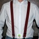 Bretelles homme bordeaux