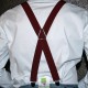 Bretelles bordeaux