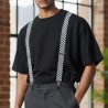 Bretelles homme damier