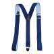 Bretelle homme bleu marine 3 bandes Y 