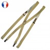 Extra fines Bretelles beige 18 mm