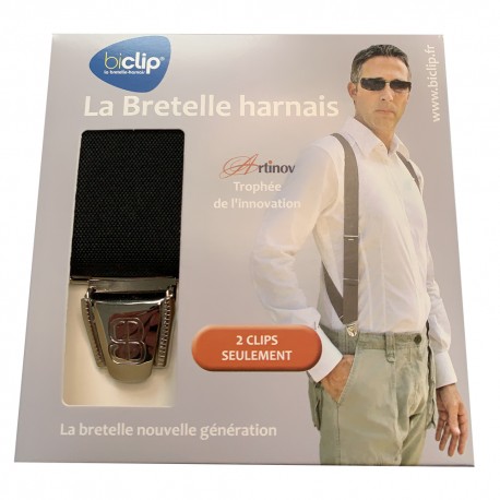 Bretelles homme Biclip® 2 pinces