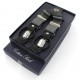 Bretelles homme Cotton Park damier noir et blanc