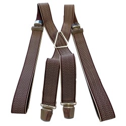 Bretelles homme Chevrons bordeaux