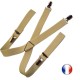 Bretelles beige enfant