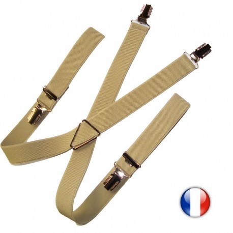 Bretelles beige enfant