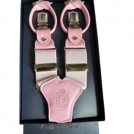 Bretelles rose Cotton Park pour tenue elegante