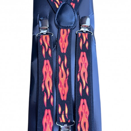 Bretelles basics flammes tuning