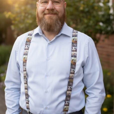 Bretelles homme chasse epagneul